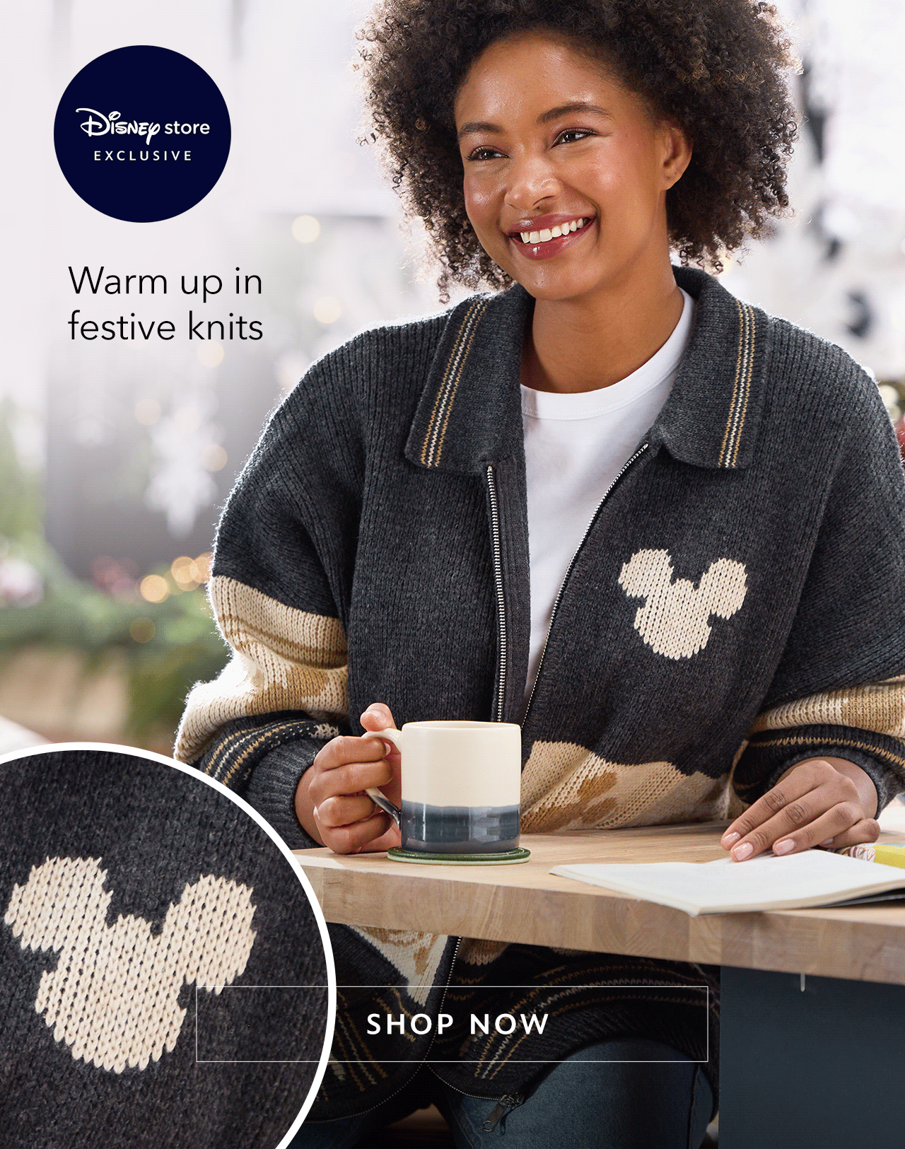 Warm up in festive knits | Shop Now