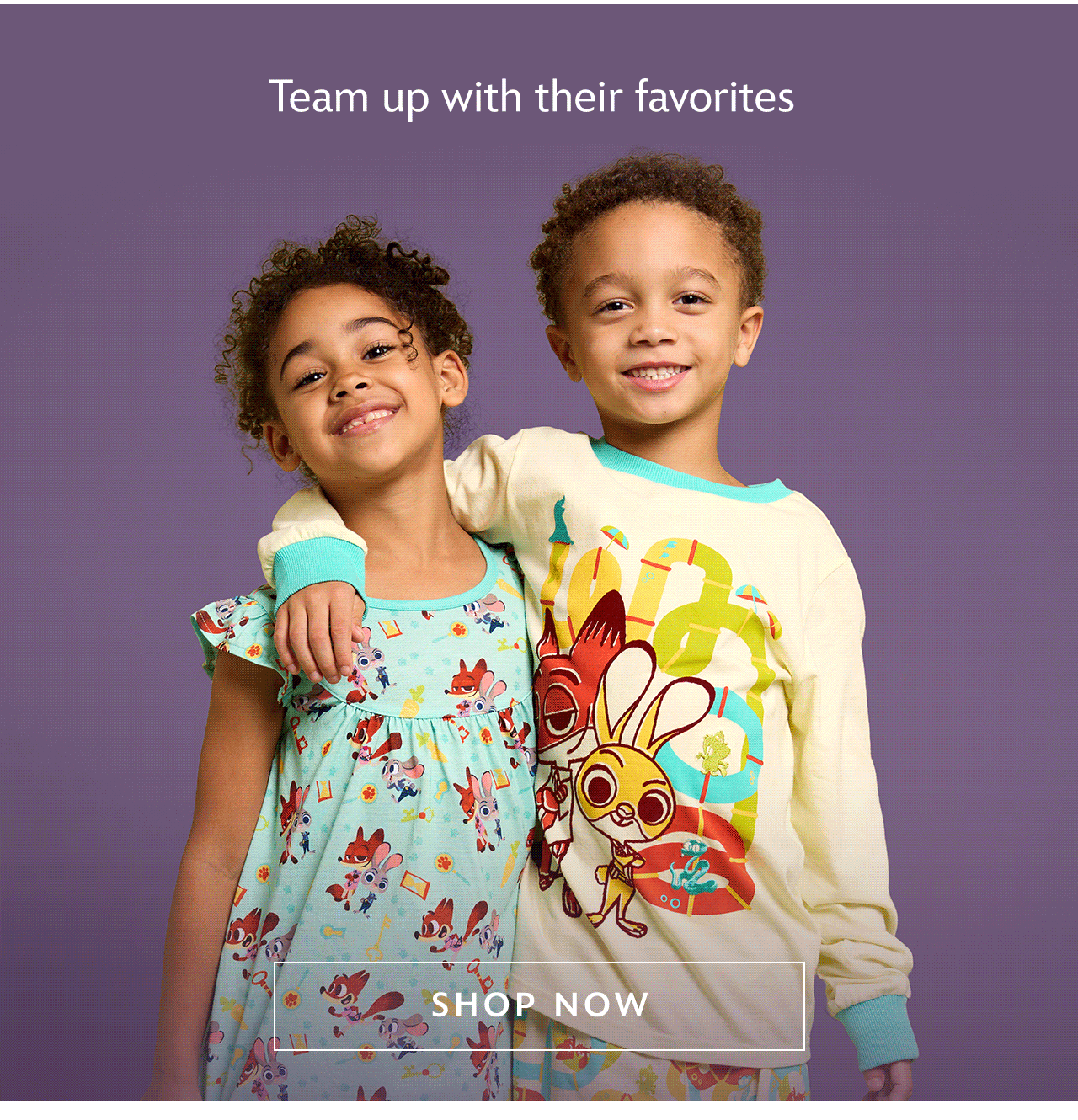 Team up with their favorites | Shop Now