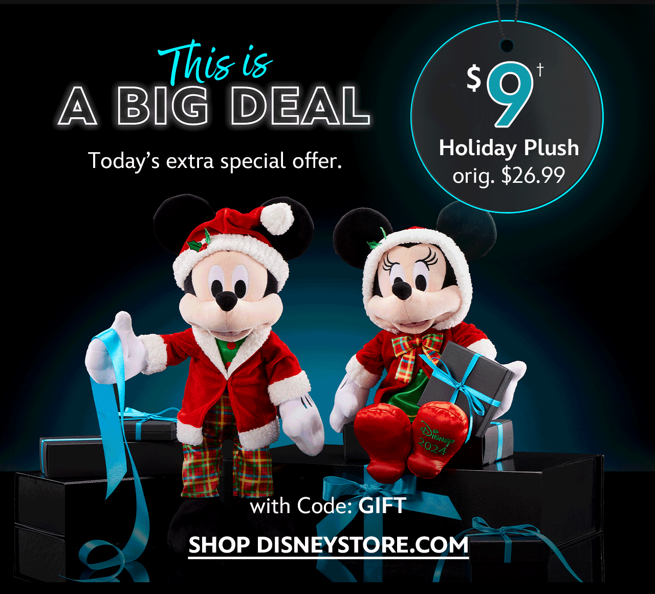 This is a big deal $9 Holiday Plush | Shop Now