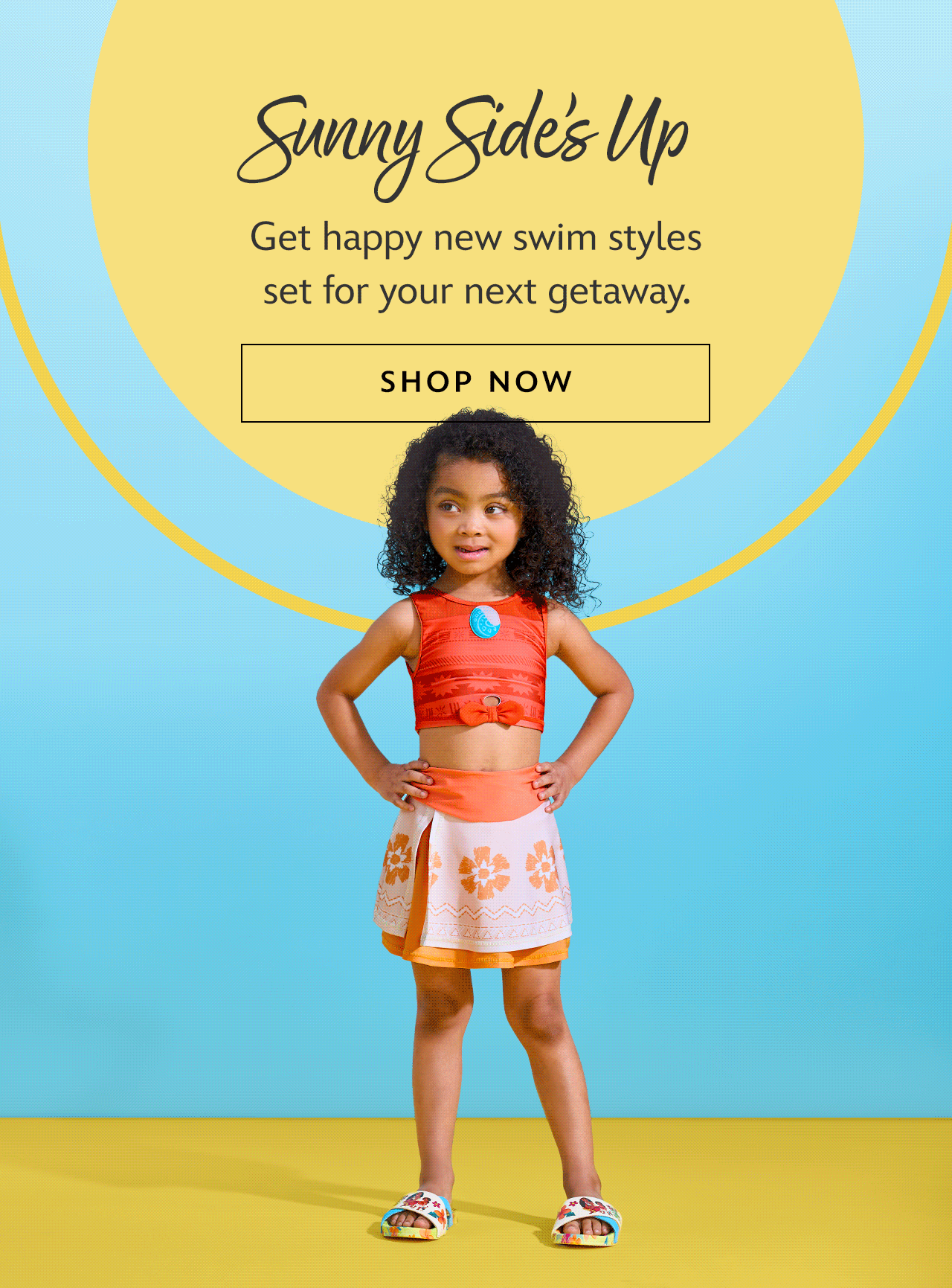 Sunny Side's Up Shop Swim | Get happy new swim styles set for your next getaway. | Shop Now