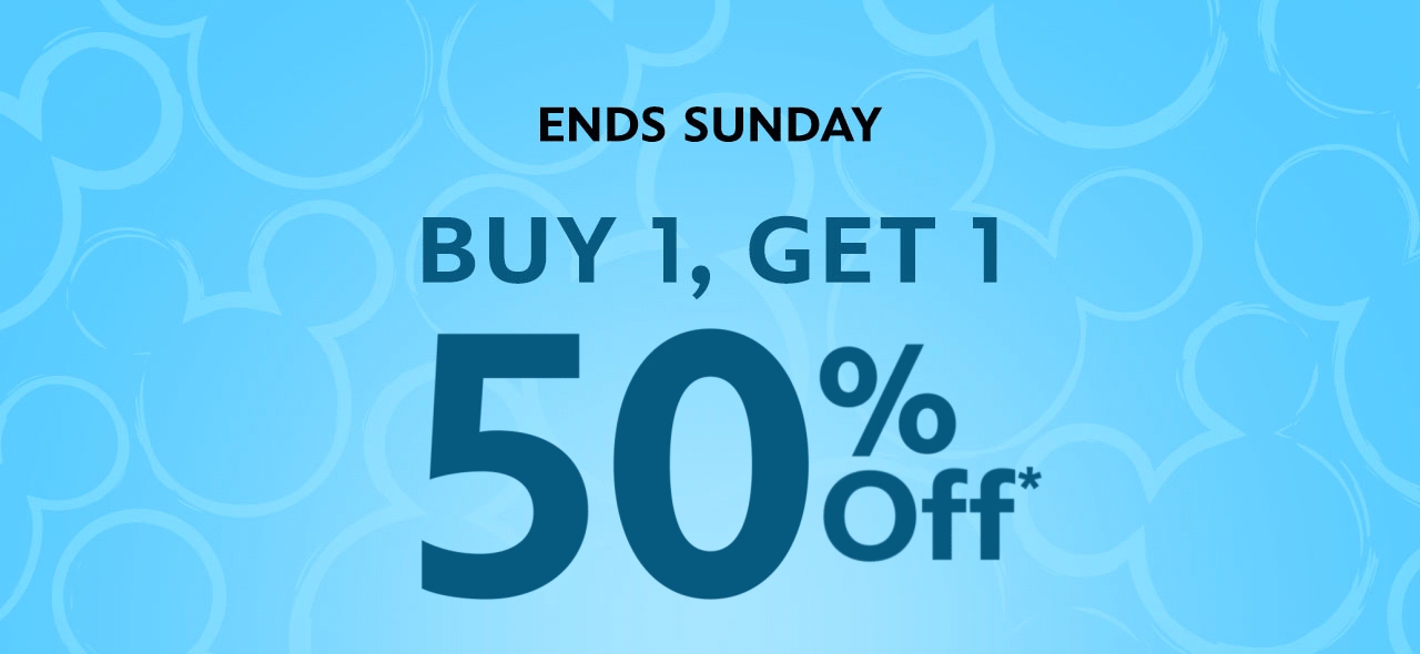 Ends Sunday. Buy 1, Get 1 50% Off | Shop Now