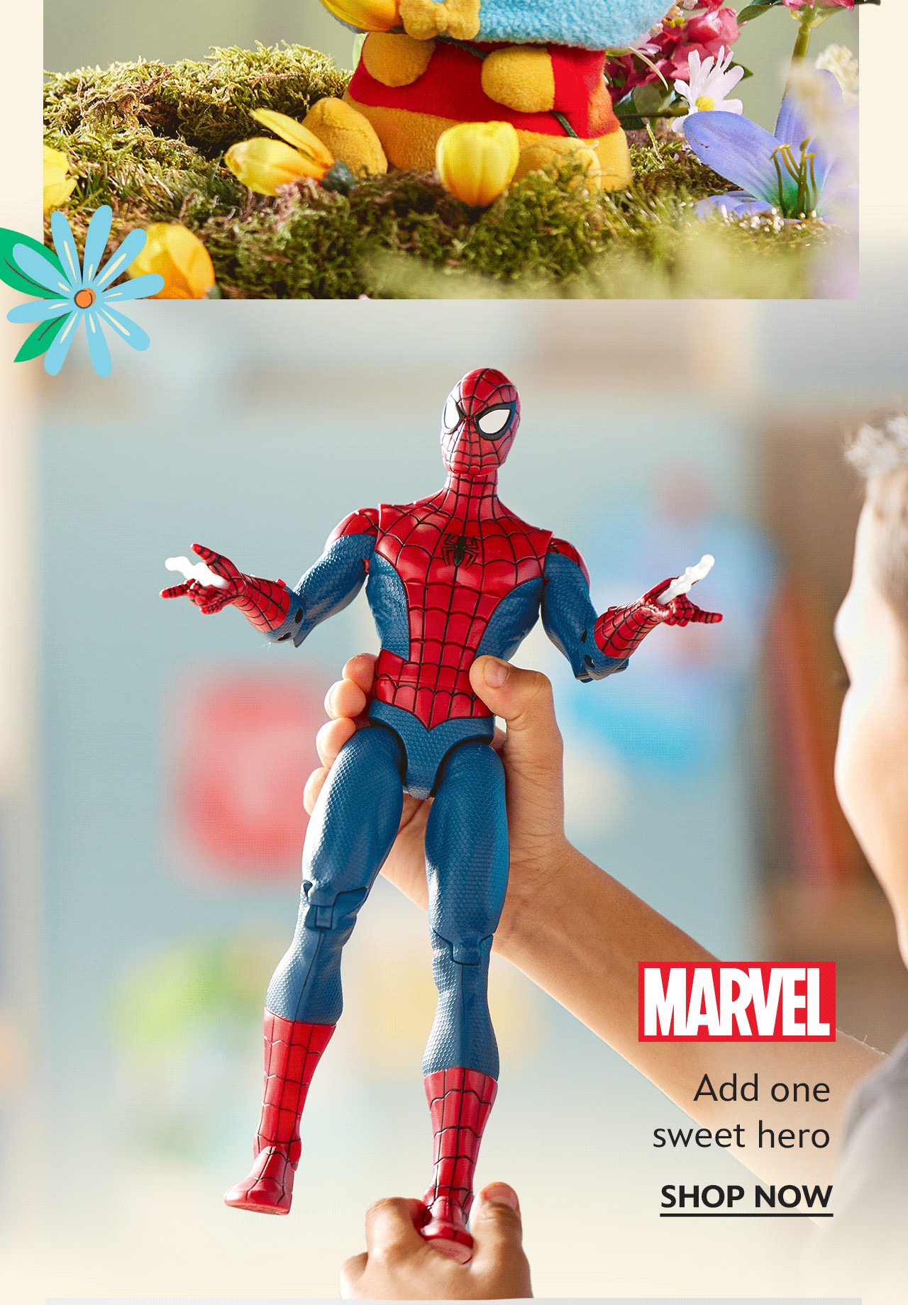 Marvel. Add one sweet hero| Shop Now