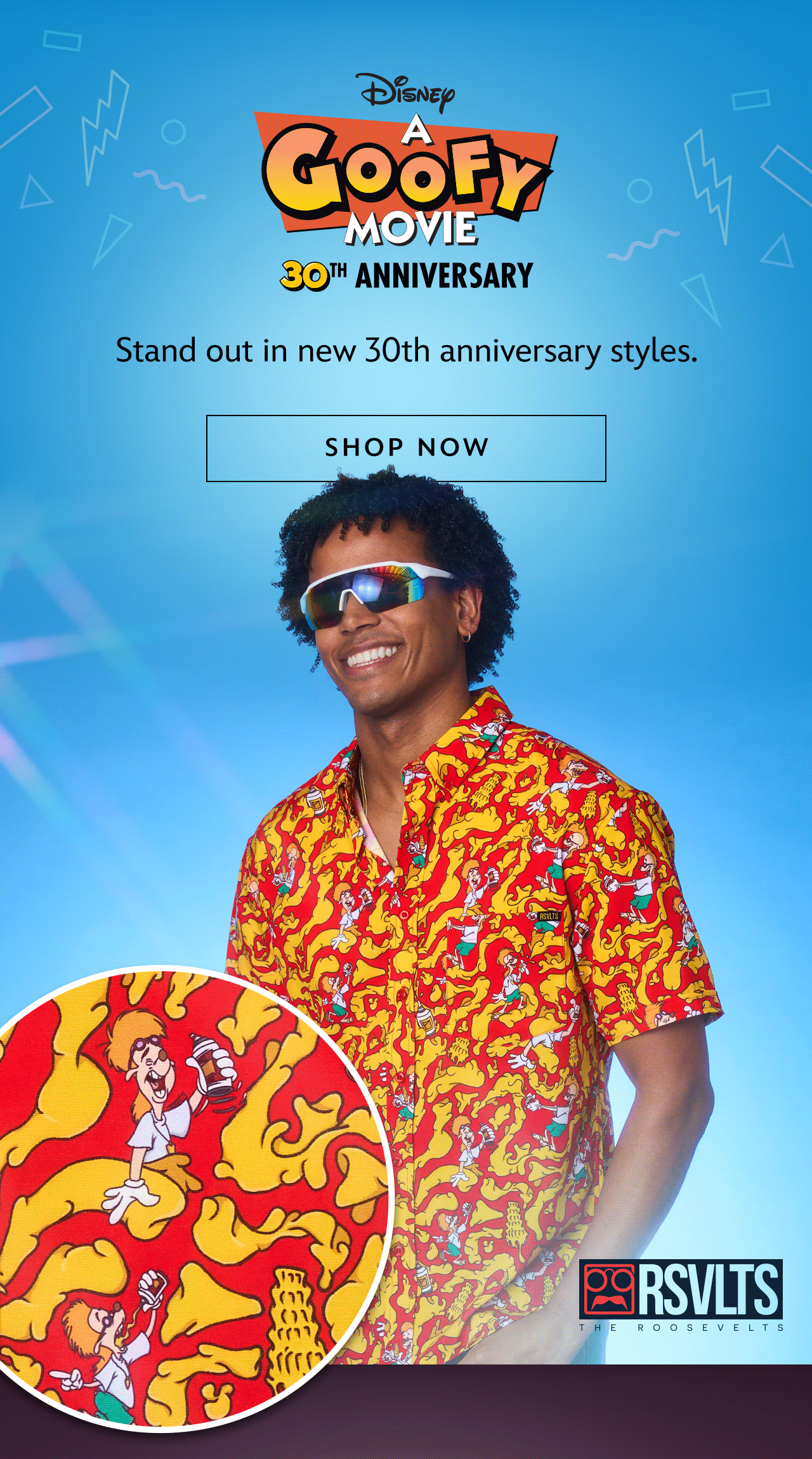 Goofy Movie. Stand out in new 30th anniversary styles. | Shop Now