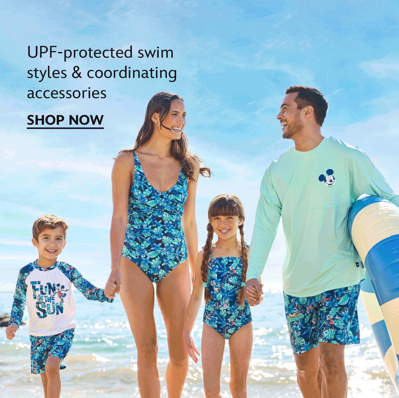 UPF-protected swim styles & coordinating accessories | Shop Now