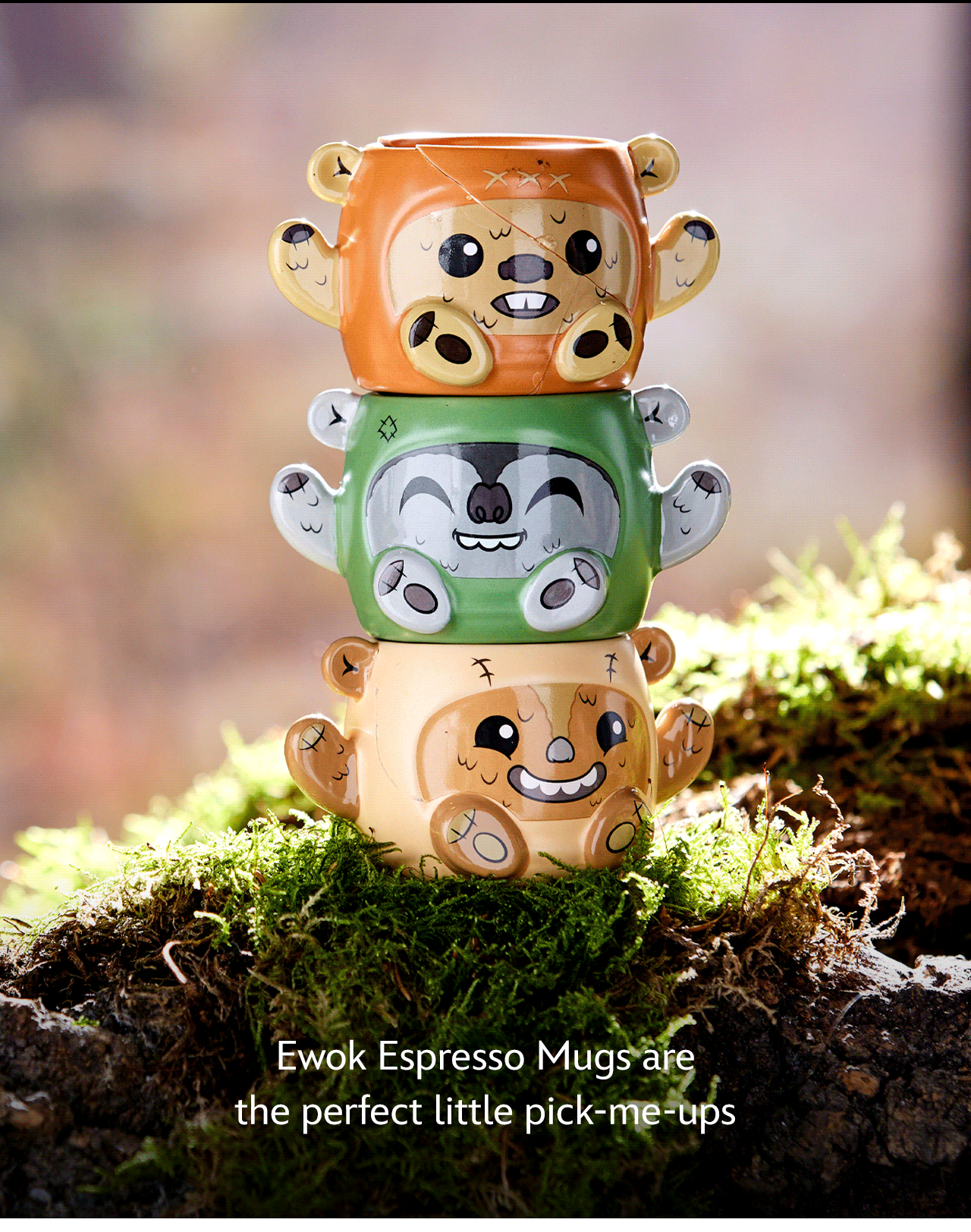 Ewok Espresso Mugs are the perfect little pick-me-ups | Shop DisneyStore.com