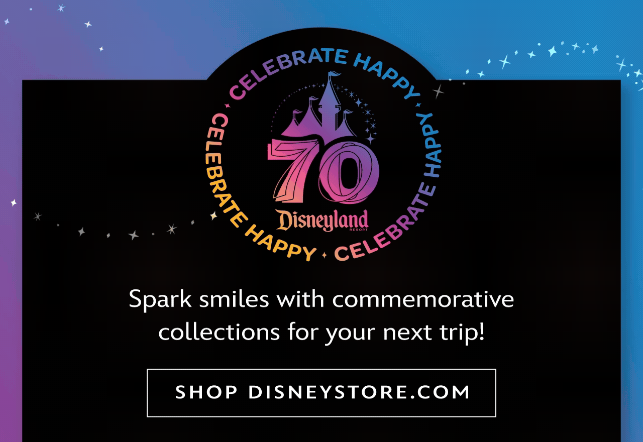 Celebrate Happy Disneyland 70th Anniversary