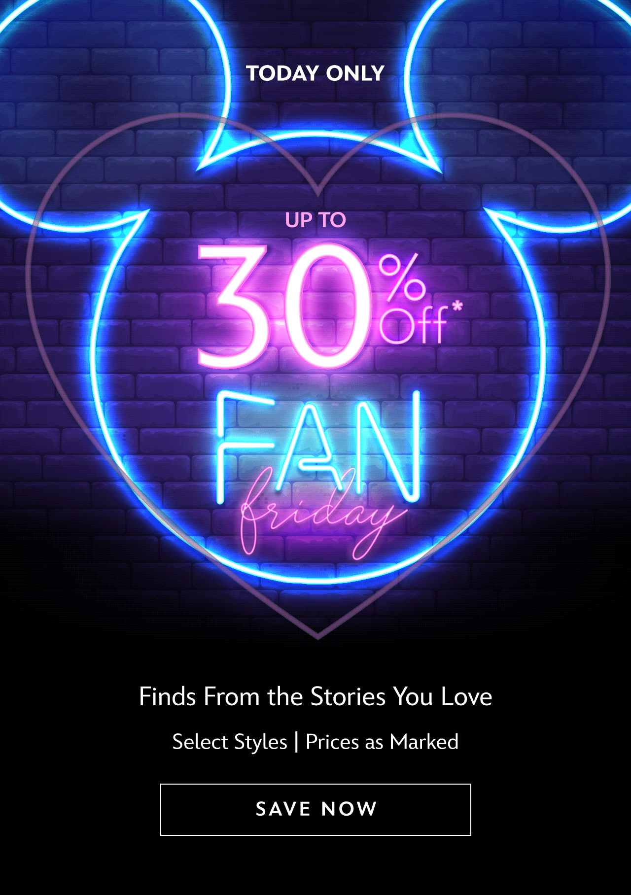 Today Only. Up to 30% Off Finds From the Stories You Love. Select Styles | Prices as Marked | Save Now