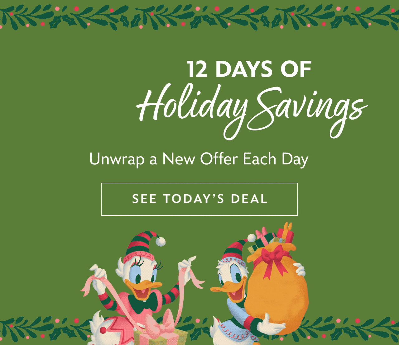 12 Days of Holiday Savings - DAY 1 | Unwrap a New Offer Each Day | See Today's Deal