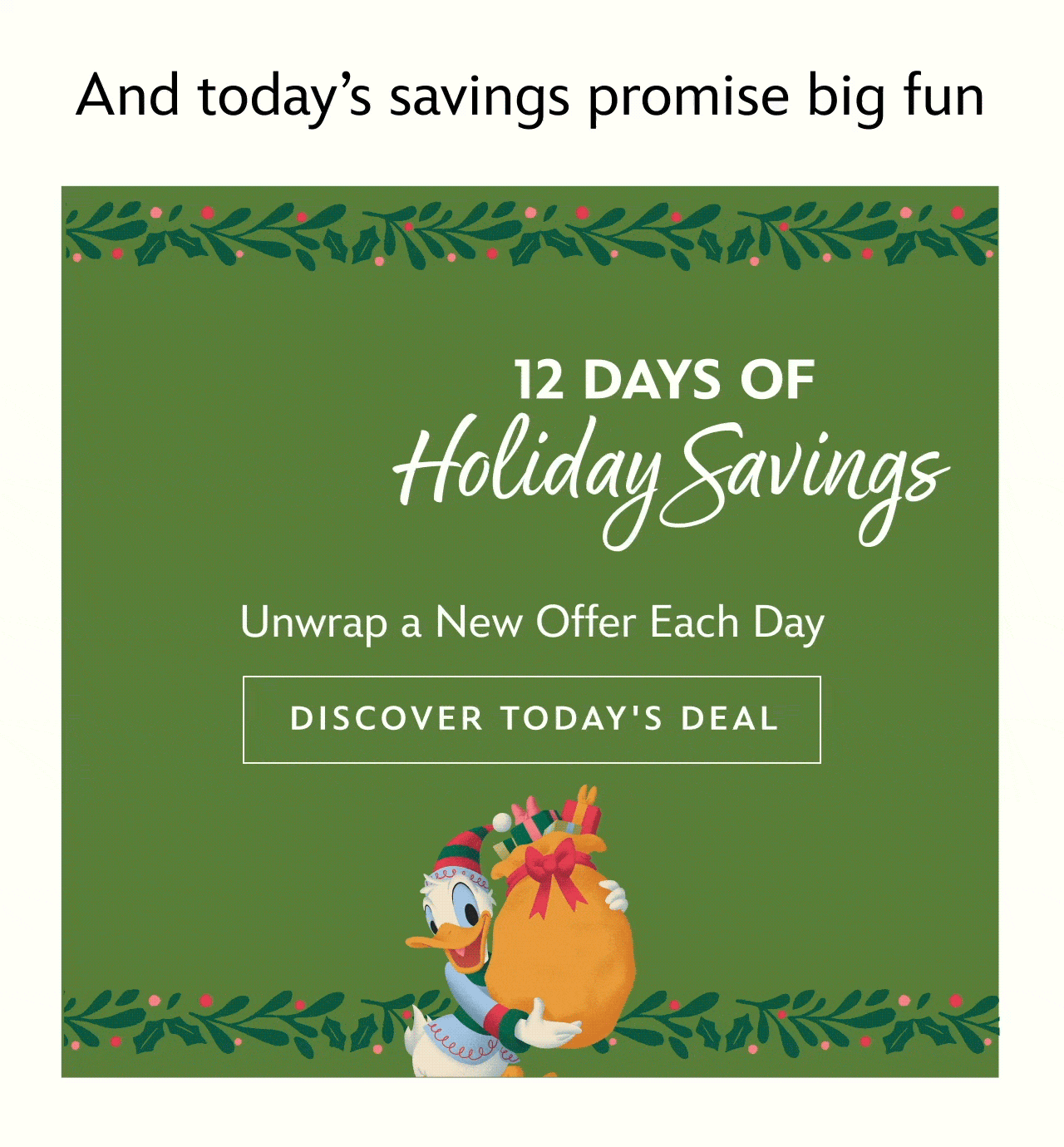And today's savings promises big fun | 12 Days of Holiday Savings - Day 6 | Unwrap a New Offer Each Day | Discover Today's Deal
