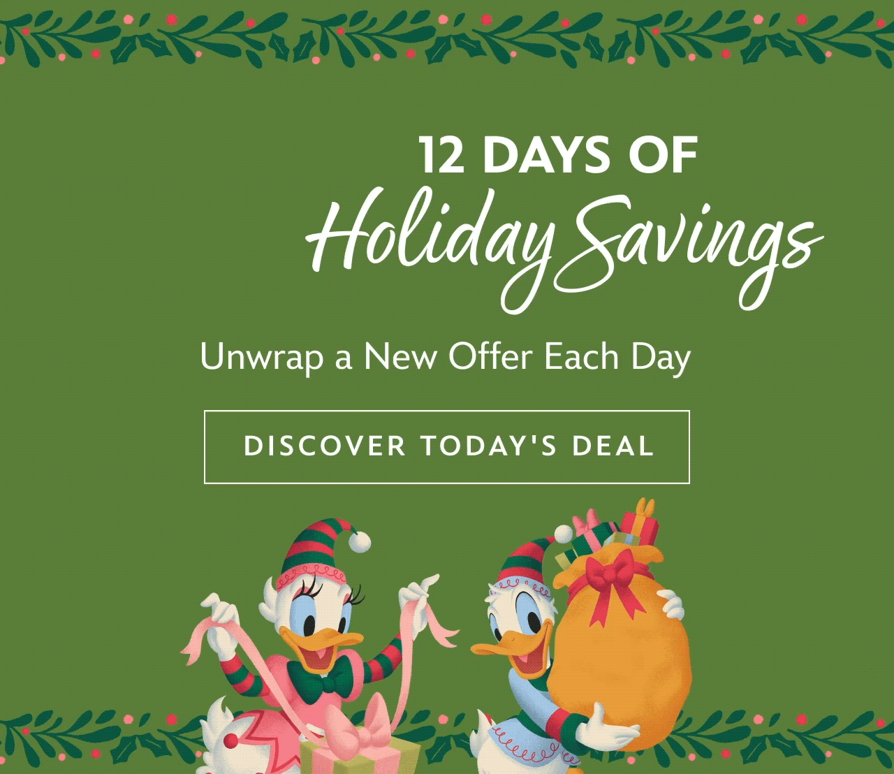12 Days of Holiday Savings Day 4. Unwrap a New Offer Each Day | Discover Today's Deal