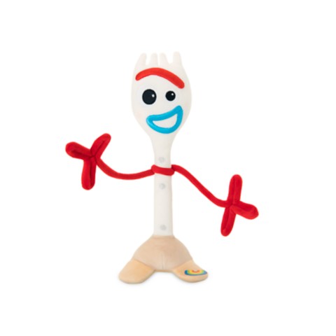 Детские мягкие игрушки Disney Forky Plush – Toy Story 4 – Small – 11''