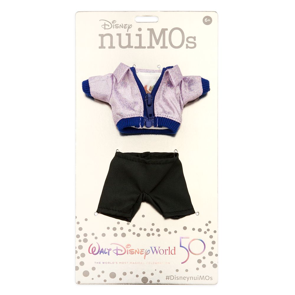 Disney nuiMOs Outfit &ndash; Iridescent Bomber Jacket with White Mickey T-Shirt and Black Pants &ndash; Walt Disney World 50th Anniversary
