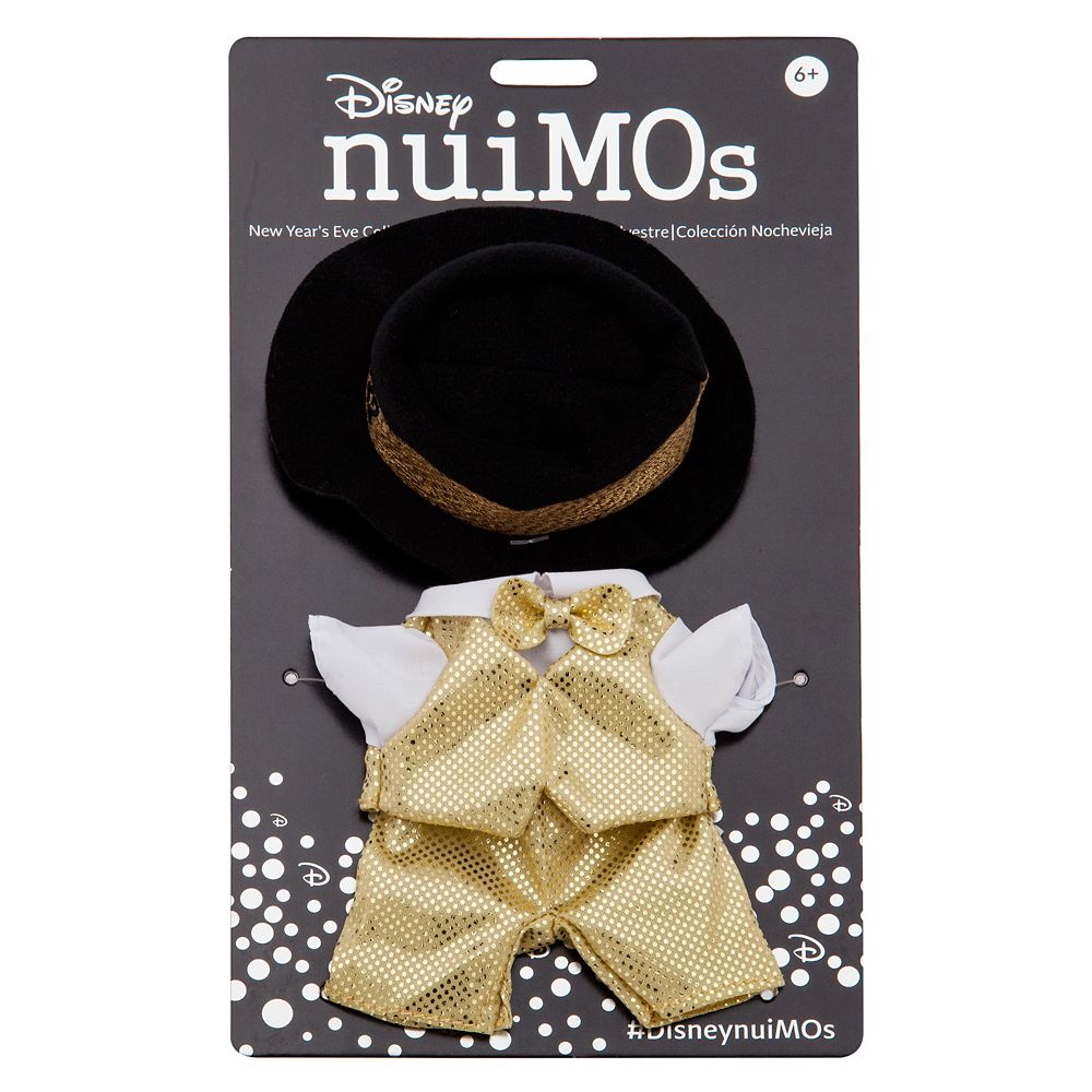 Disney nuiMOs Outfit &ndash; Gold Suit with Black and Gold 2022 Hat