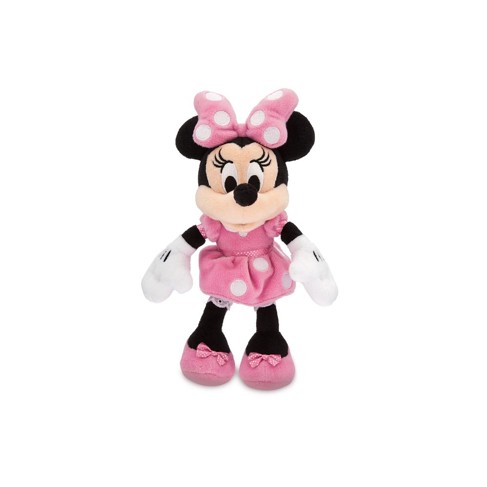 Minnie Mouse Plush Pink Mini Bean Bag 9 1 2 Disney Store