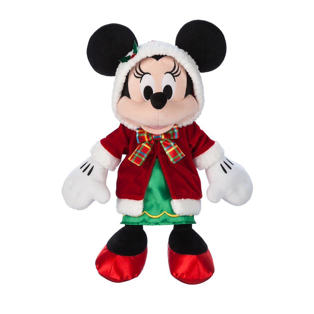 Minnie Mouse Holiday Plush – Medium 16''