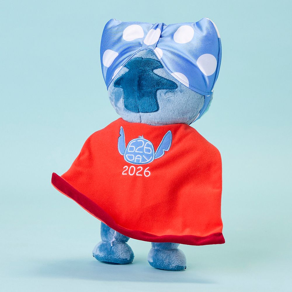 Super Hero Stitch Plush &ndash; Stitch 626 Day 2026 &ndash; Lilo & Stitch &ndash; 14''