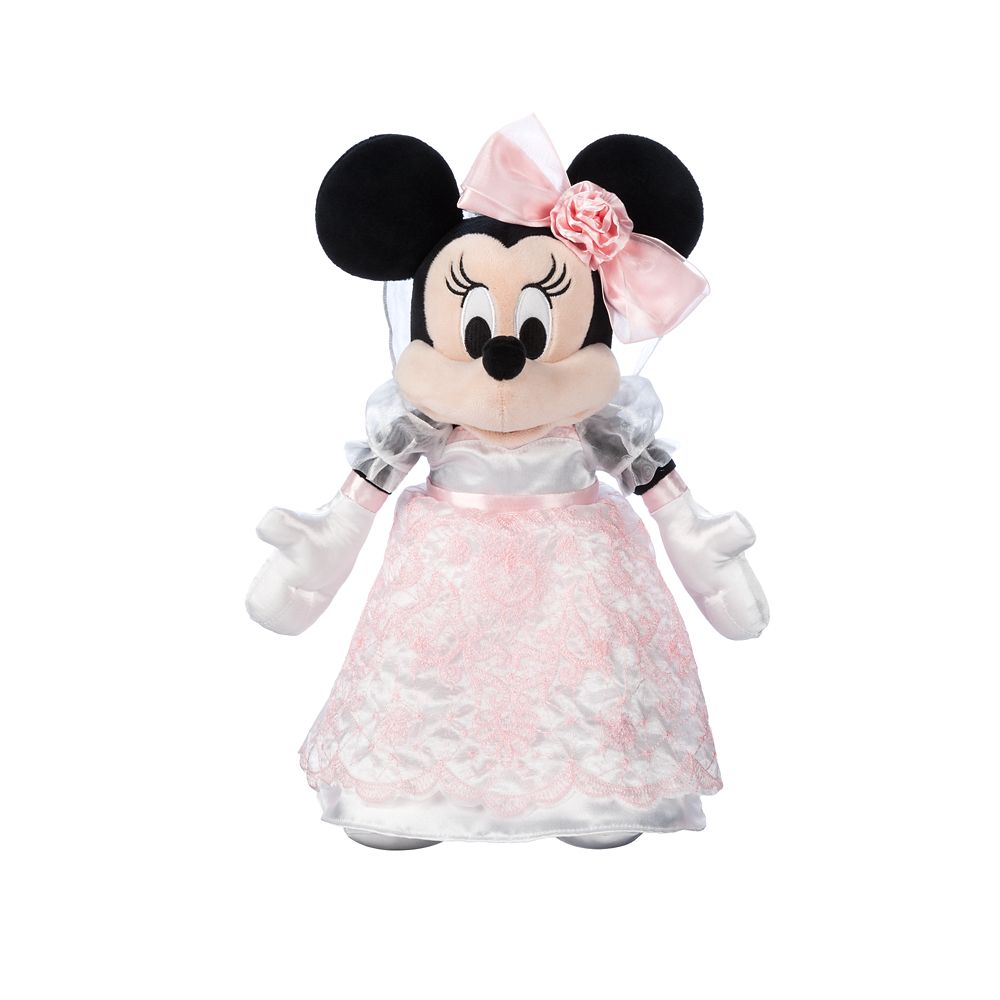 Minnie Mouse Wedding Plush  Bride  Small 12 Official shopDisney