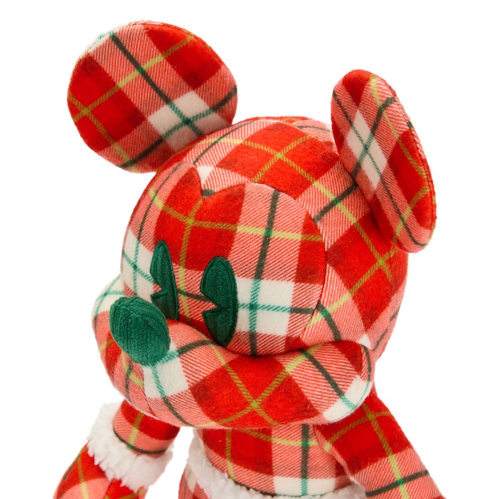 Mickey Mouse Holiday Plaid Plush - Disney® Visa® Cardmember Exclusive 2025 - 15''