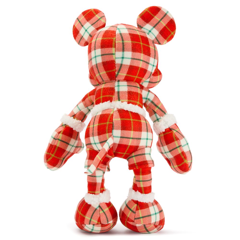 Mickey Mouse Holiday Plaid Plush &ndash; Disney&reg; Visa&reg; Cardmember Exclusive 2025 &ndash; 15''