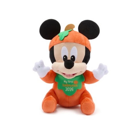 Детские мягкие игрушки Disney Mickey Mouse ''My First Halloween 2026'' Plush for Baby – Small 12''
