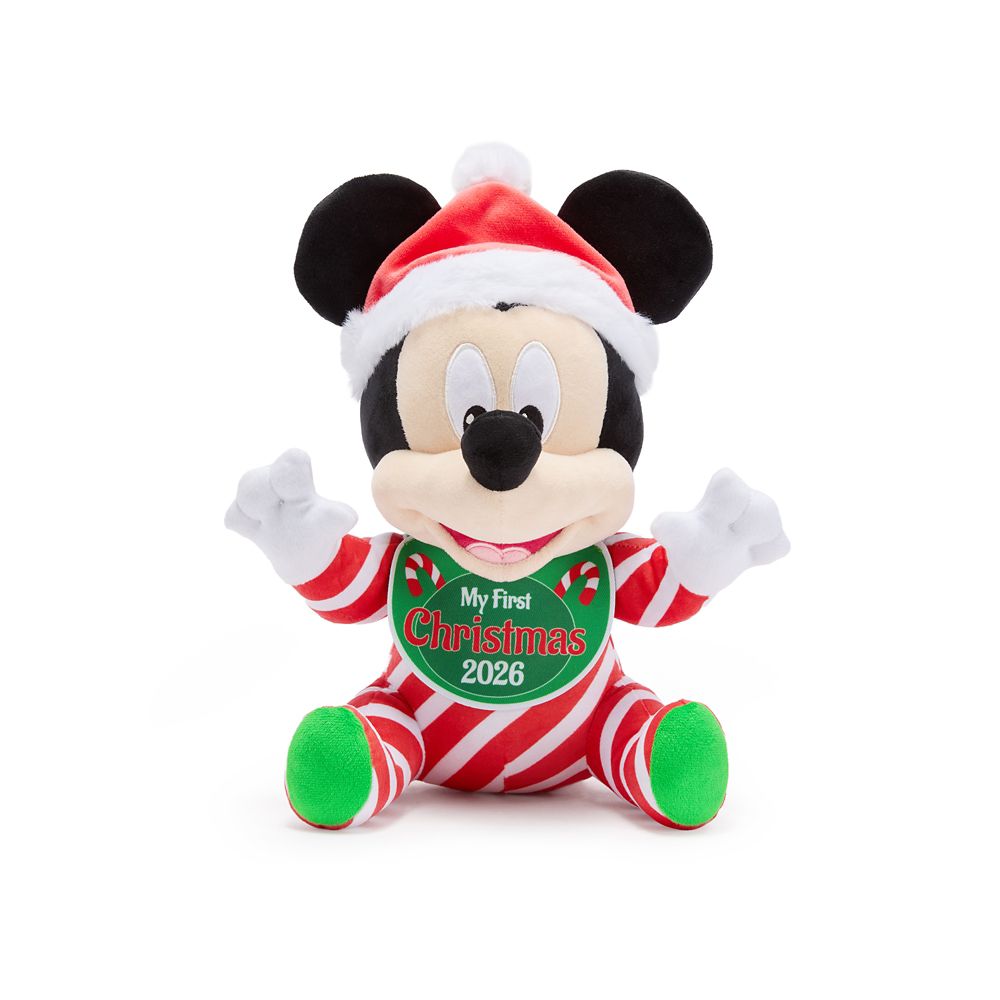 Mickey Mouse ''My First Christmas 2026'' Holiday Plush &ndash; 11''