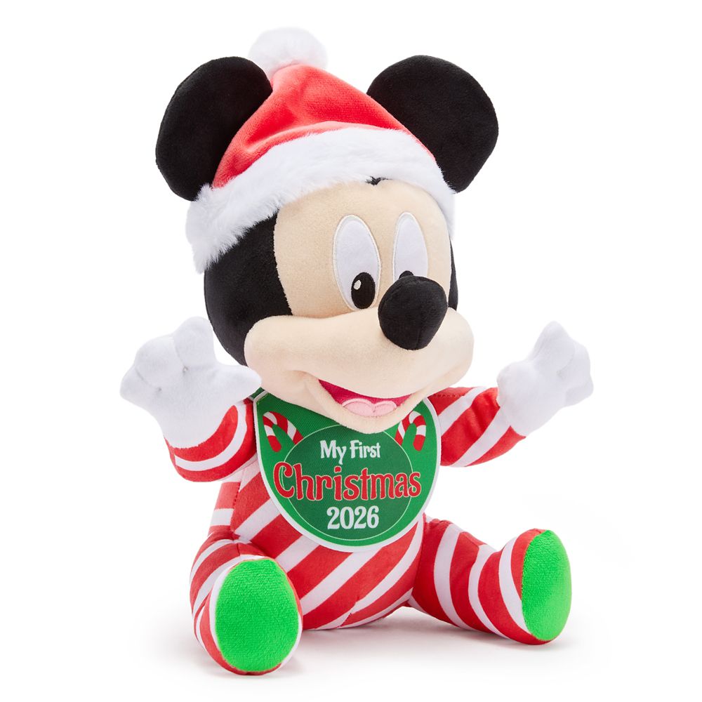 Mickey Mouse ''My First Christmas 2026'' Holiday Plush &ndash; 11''
