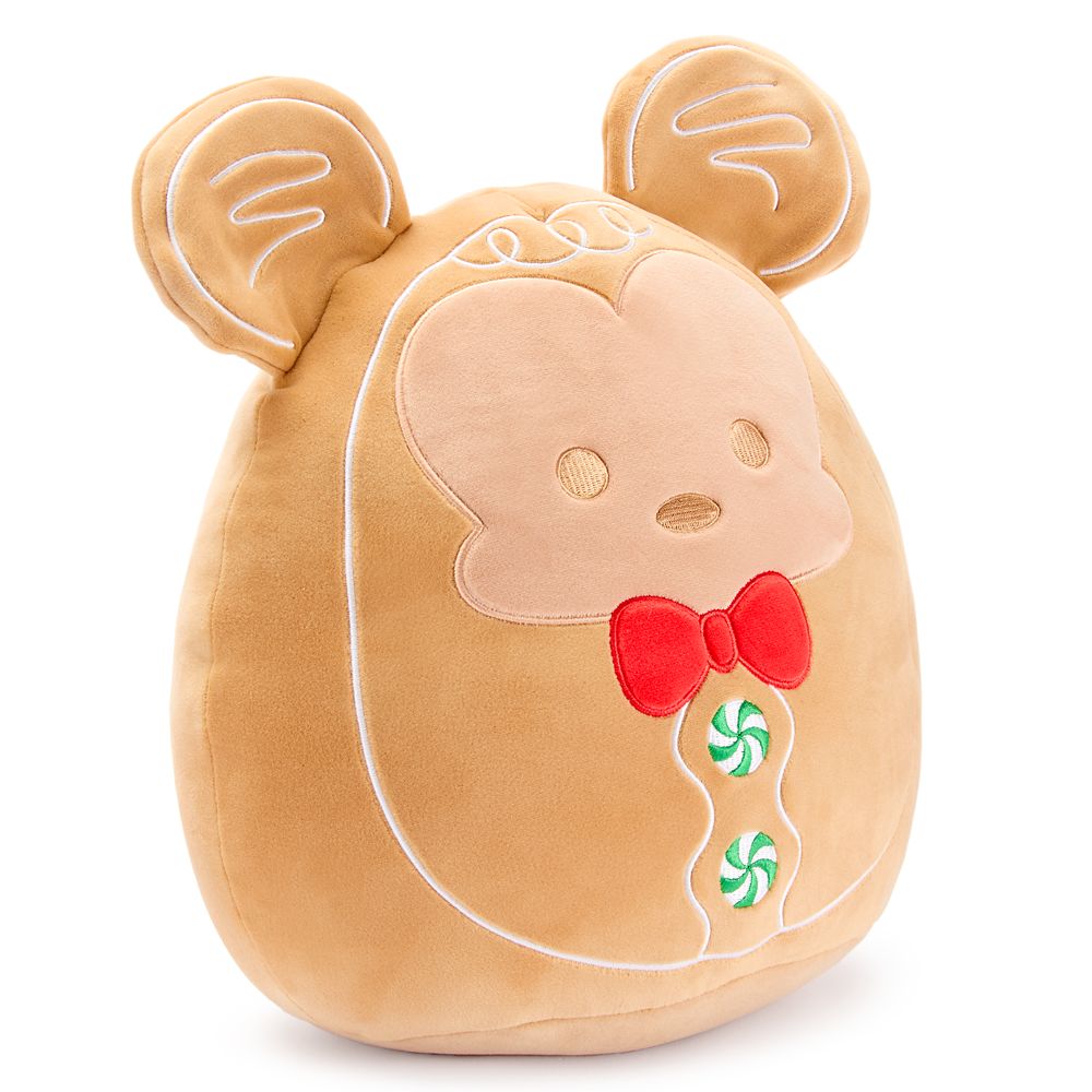 Mickey Mouse Gingerbread Squishmallows Plush 10 Exclusive Official shopDisney