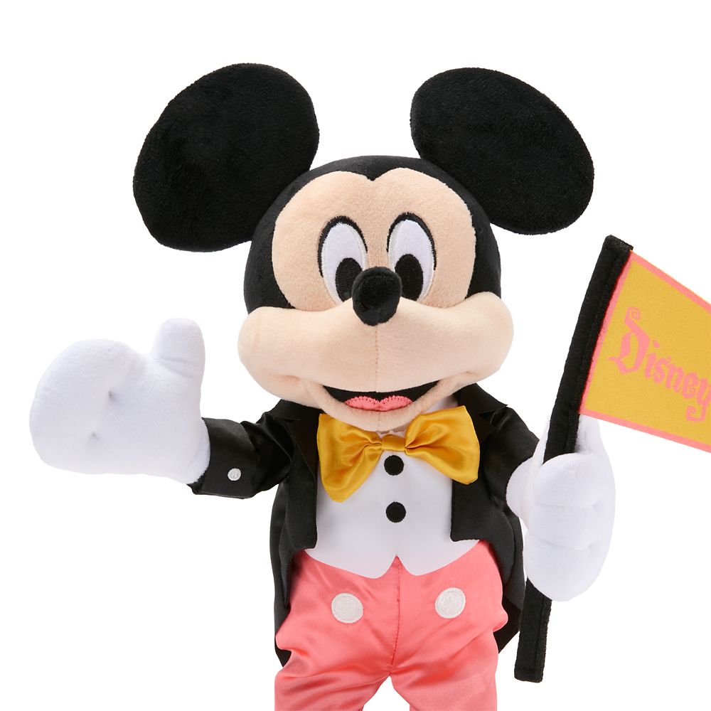 Mickey Mouse Plush &ndash; Disneyland 70th Anniversary &ndash; Small 14 1/2''