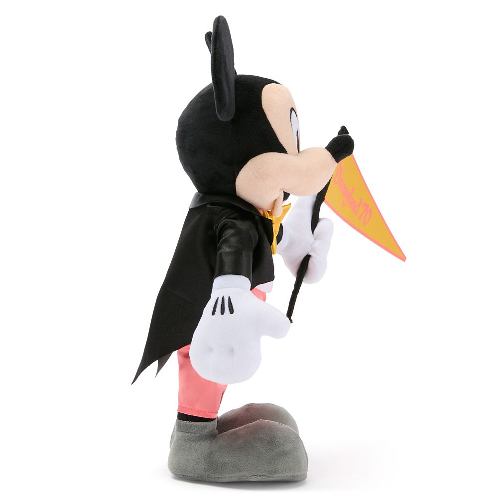 Mickey Mouse Plush &ndash; Disneyland 70th Anniversary &ndash; Small 14 1/2''