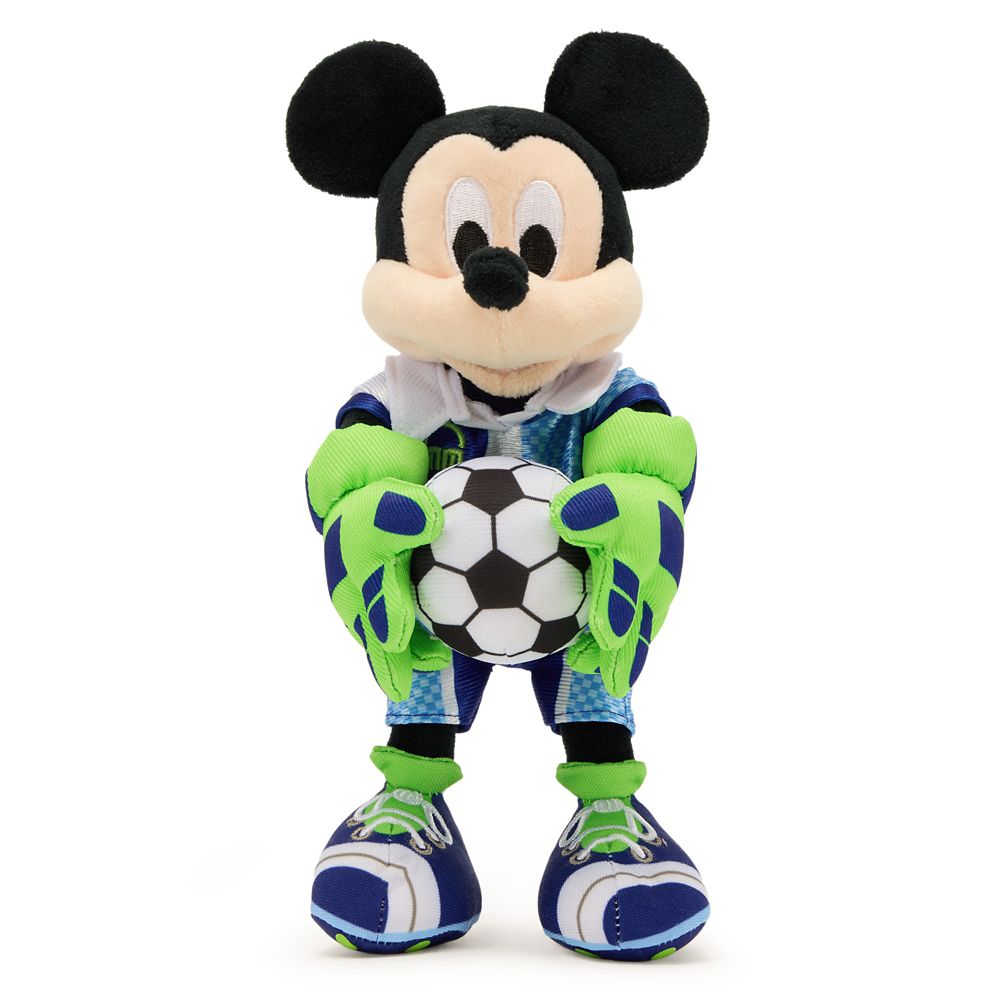 Mickey Mouse Soccer Plush &ndash; Mini Bean Bag 9'' &ndash; Disney Store Europe