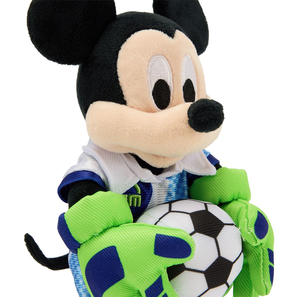 Mickey Mouse Soccer Plush &ndash; Mini Bean Bag 9'' &ndash; Disney Store Europe