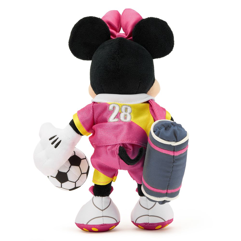 Minnie Mouse Soccer Plush &ndash; Mini Bean Bag 9 1/2'' &ndash; Disney Store Europe