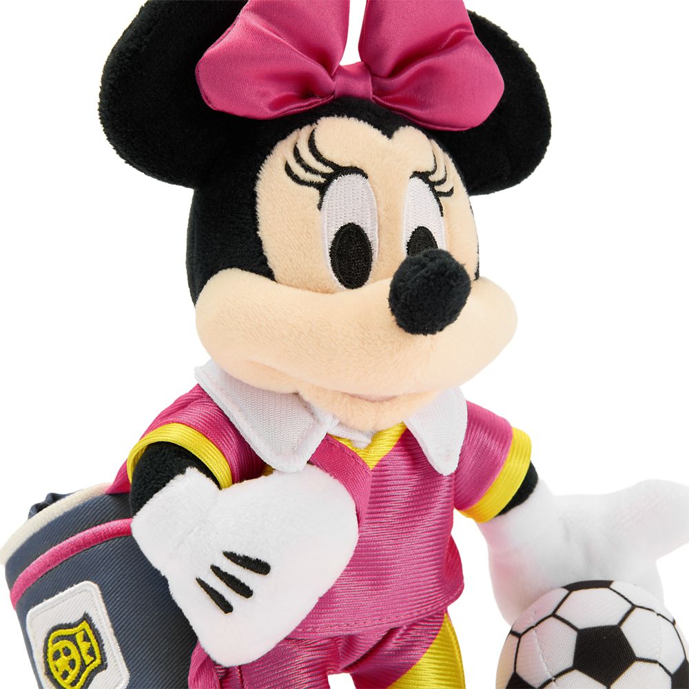 Minnie Mouse Soccer Plush &ndash; Mini Bean Bag 9 1/2'' &ndash; Disney Store Europe