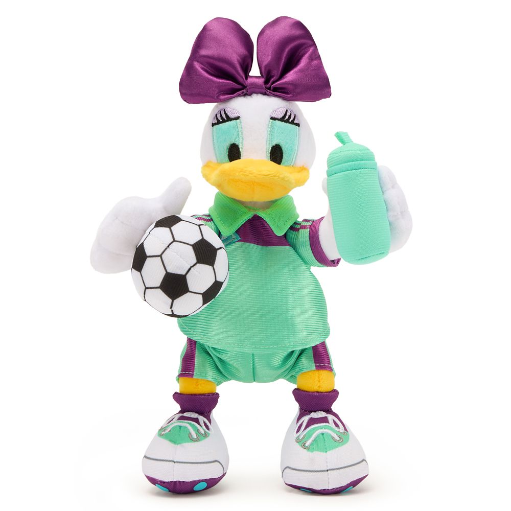 Daisy Duck Soccer Plush &ndash; Mini Bean Bag 9'' &ndash; Disney Store Europe