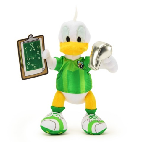 Мягкие игрушки Disney Donald Duck Soccer Plush – Mini Bean Bag 8'' – Disney Store Europe