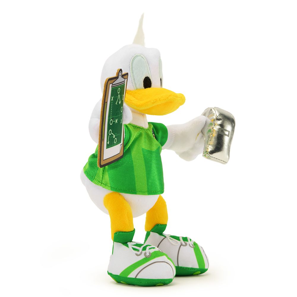Donald Duck Soccer Plush &ndash; Mini Bean Bag 8'' &ndash; Disney Store Europe