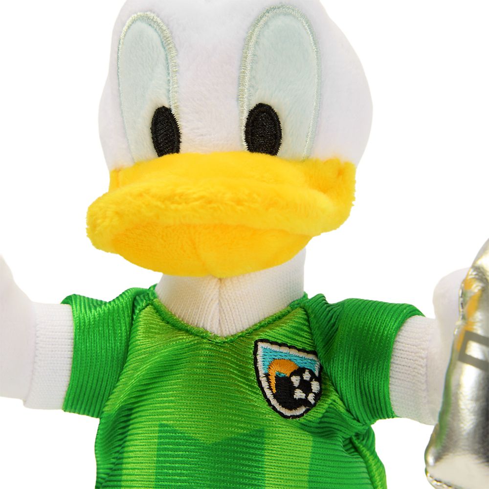 Donald Duck Soccer Plush &ndash; Mini Bean Bag 8'' &ndash; Disney Store Europe