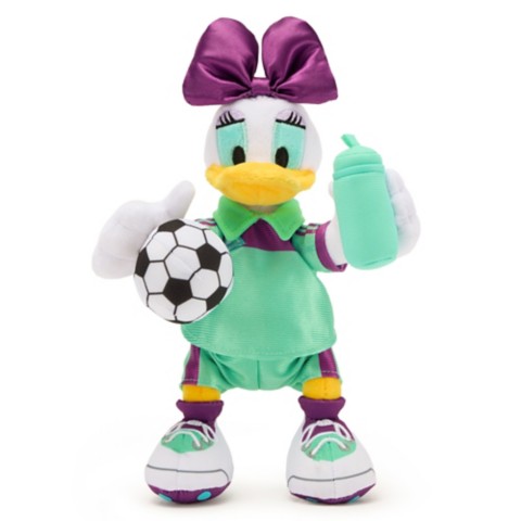 Мягкие игрушки Disney Daisy Duck Soccer Plush – Mini Bean Bag 9'' – Disney Store Europe