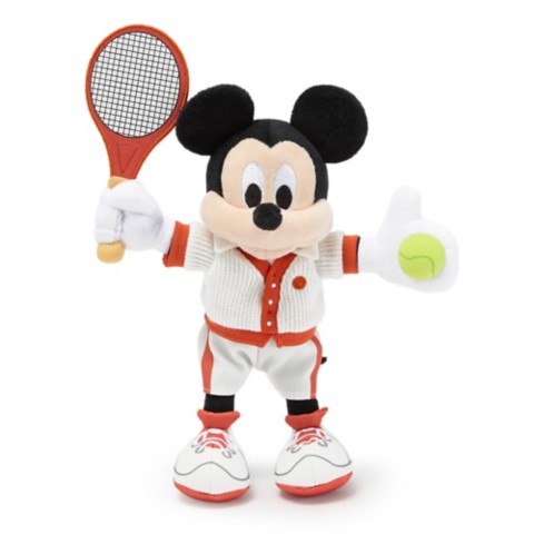 Мягкие игрушки Disney Mickey Mouse Tennis Plush – Mini Bean Bag 9'' – Disney Store Europe