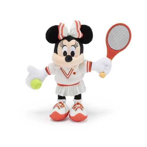 Мягкие игрушки Disney Minnie Mouse Tennis Plush – Mini Bean Bag 9'' – Disney Store Europe