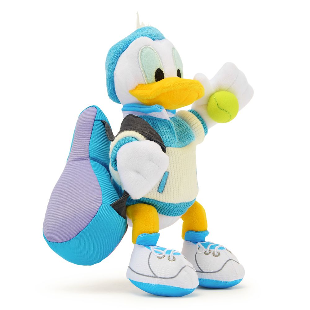 Donald Duck Tennis Plush &ndash; Mini Bean Bag 8'' &ndash; Disney Store Europe