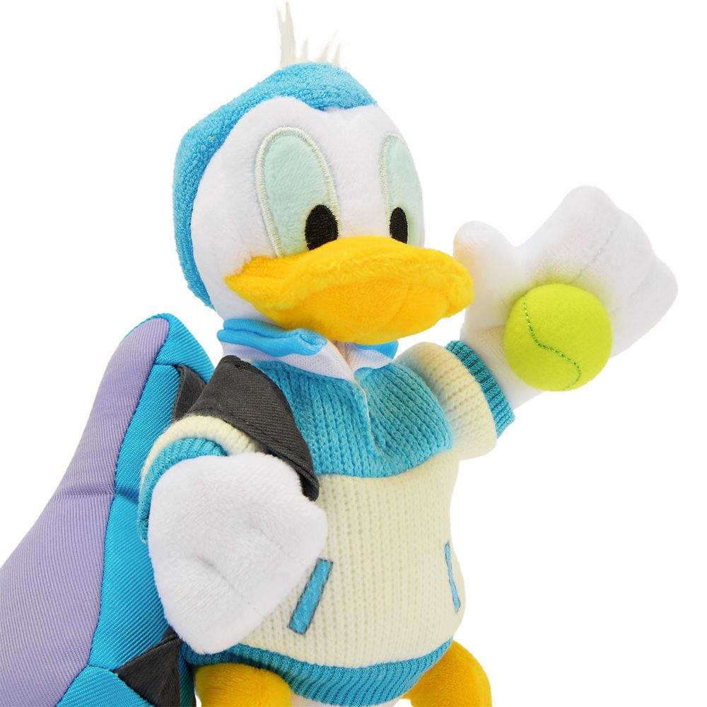 Donald Duck Tennis Plush &ndash; Mini Bean Bag 8'' &ndash; Disney Store Europe