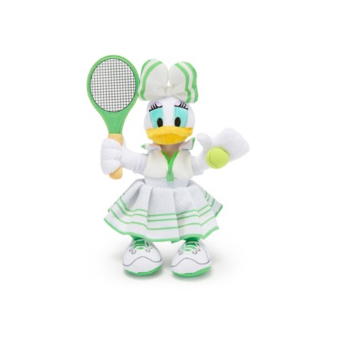 Мягкие игрушки Disney Daisy Duck Tennis Plush – Mini Bean Bag 9'' – Disney Store Europe