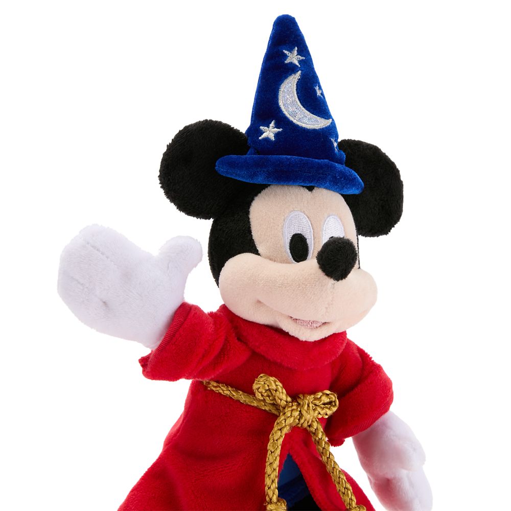 Sorcerer Mickey Mouse Plush &ndash; Fantasia &ndash; Mini Bean Bag &ndash; 11 1/4''
