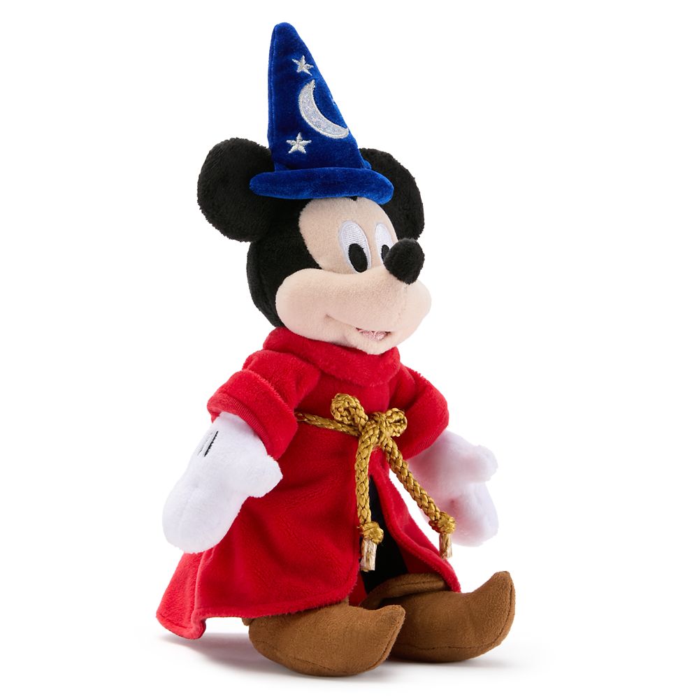 Sorcerer Mickey Mouse Plush &ndash; Fantasia &ndash; Mini Bean Bag &ndash; 11 1/4''