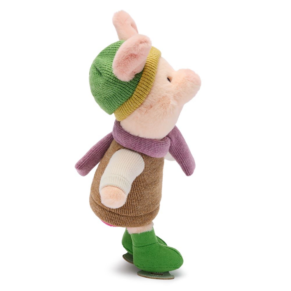 Piglet Ice Skating Plush &ndash; Winnie the Pooh &ndash; 9 1/2'' &ndash; Disney Store Europe &ndash; Exclusive