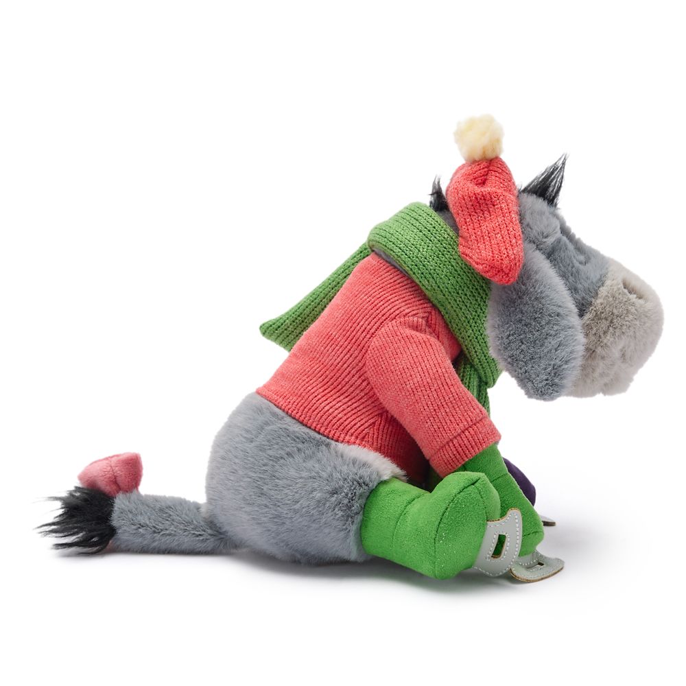Eeyore Ice Skating Plush - Winnie the Pooh - 6 3/4'' - Disney Store Europe - Exclusive