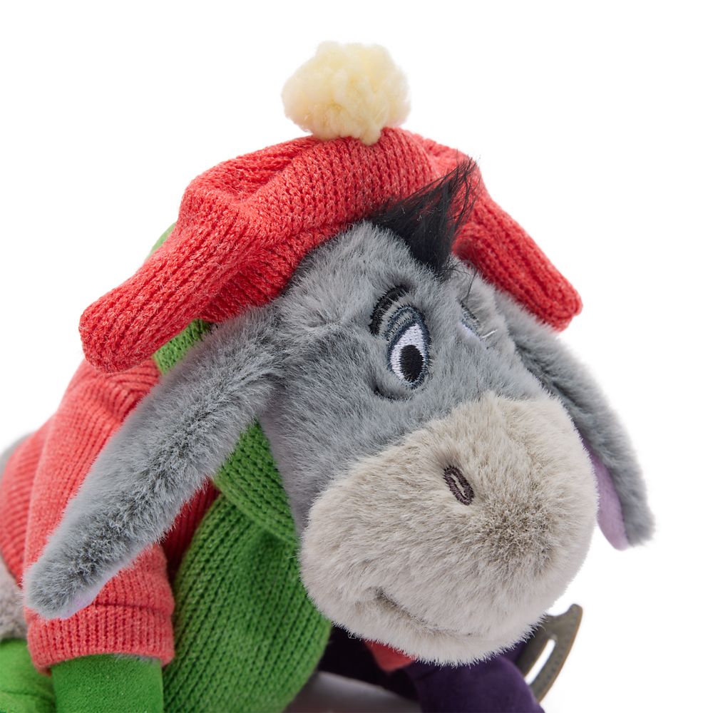 Eeyore Ice Skating Plush - Winnie the Pooh - 6 3/4'' - Disney Store Europe - Exclusive