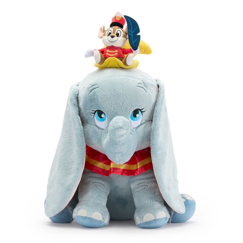 Dumbo and Timothy Mouse Plush &ndash; 85th Anniversary &ndash; Disney Vault &ndash; Large 17'' &ndash; D23: The Ultimate Disney Fan Event