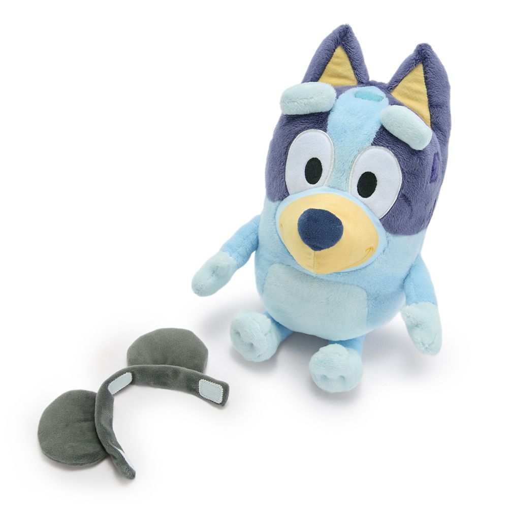 Bluey Plush with Mickey Mouse Ear Headband &ndash; Small 11''